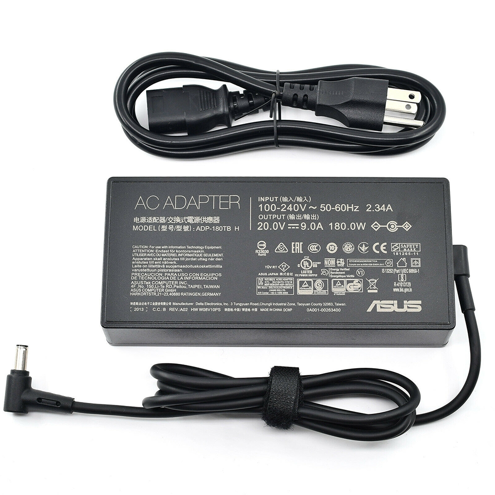 ASUS 180W Charger for ASUS ROG Zephyrus GA502DU 15 Gaming AC Adapter 6.0 X 3.7mm