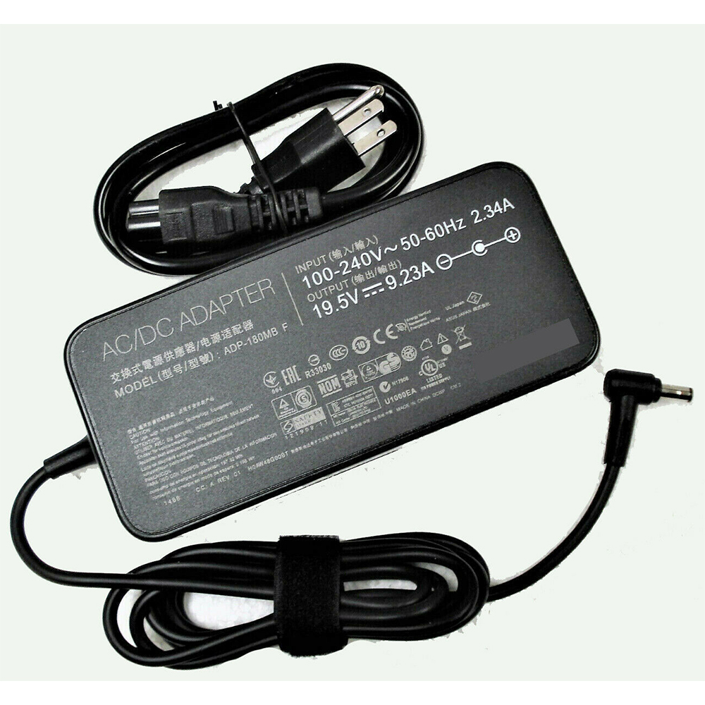 New 180W 19.5V 9.23A Laptop Charger ADP-180MB F AC Adapter for Asus ROG G75 G750W 5.5x2.5mm
