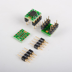 1Lot SMD IC socket SOIC8 DIP-8 pin amplifier converter PCB 1.6mm FR4 Gold plated