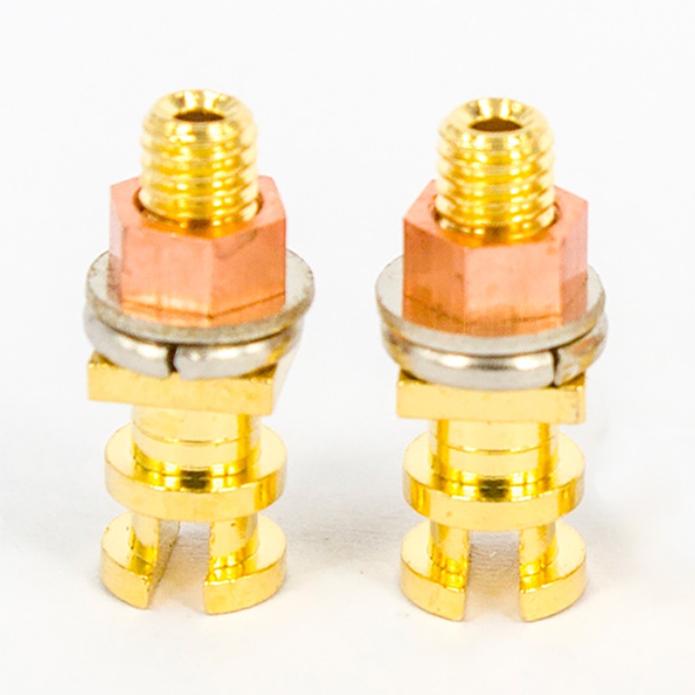 1PC DIY Project Audio Strip Tag Board Turret Board Terminal Lug Board For Tube Amplifier DIY Kit Copper Plated Gold