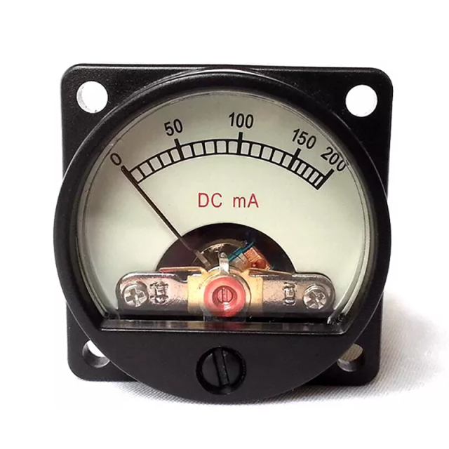 1PC SD-39 DC200mA power supply voltage current panel meter for Speakers Tube amplifiers CD Players