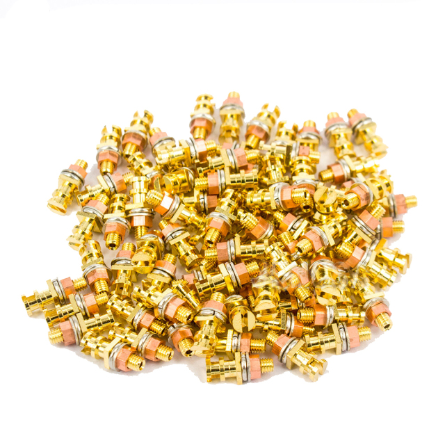 1PC DIY Project Audio Strip Tag Board Turret Board Terminal Lug Board For Tube Amplifier DIY Kit Copper Plated Gold
