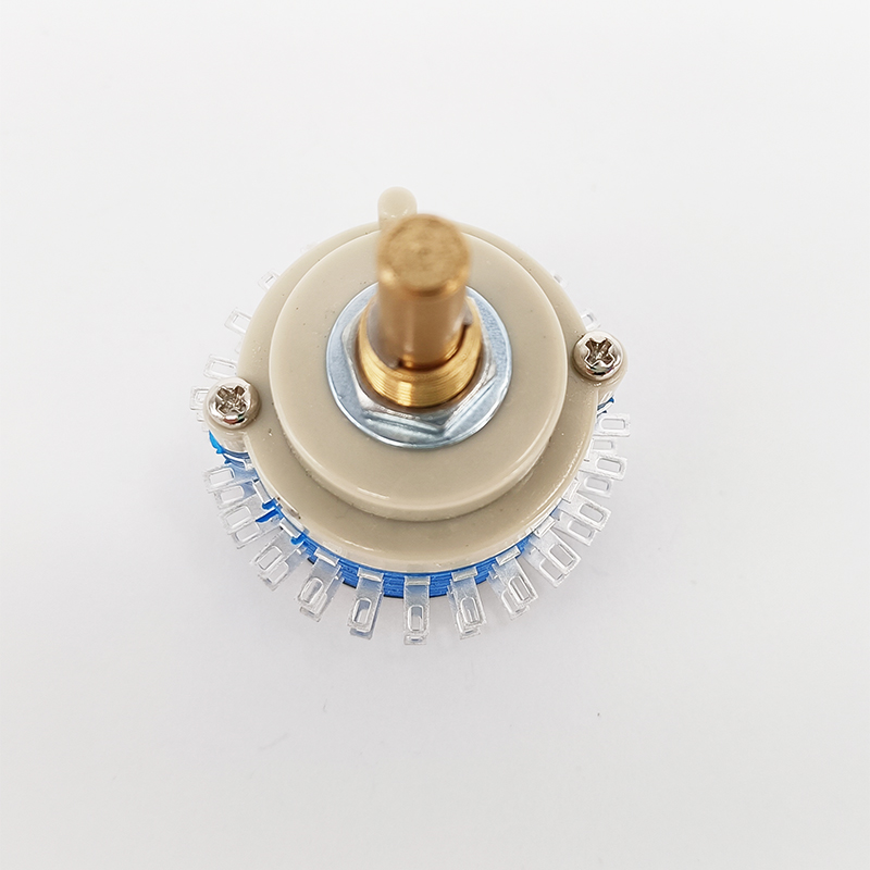 Round Shaft 2 Pole 23 positon ROTARY SWITCH Attenuator Pot Potentiometer Volume Control DIY