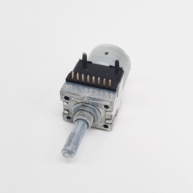 1PC ALPS RK168 100K Potentiometer Rotary Motor-driven Quad Metal shaft Remote