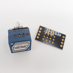 1PC ALPS RK27 STEREO VOLUME Potentiometer 20K 2x3 6pins RACHIS shaft with PCB