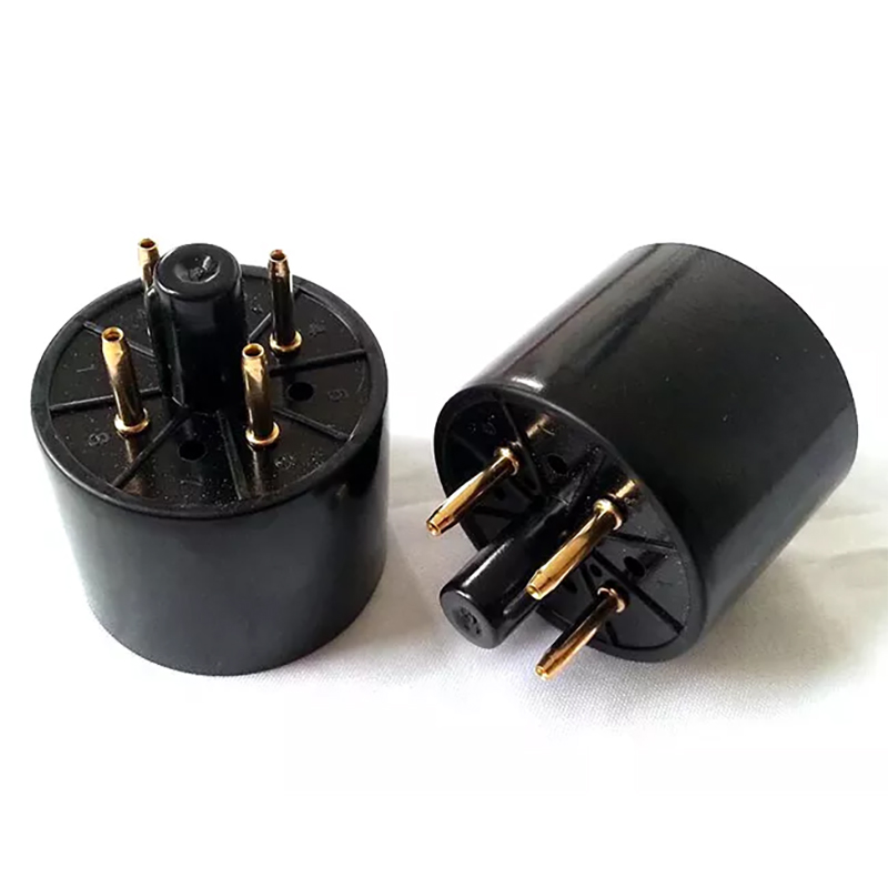 1PC Gold plated bakelite 4pin Vacuum Tube Socket for 300B 2A3 811 572B 274A