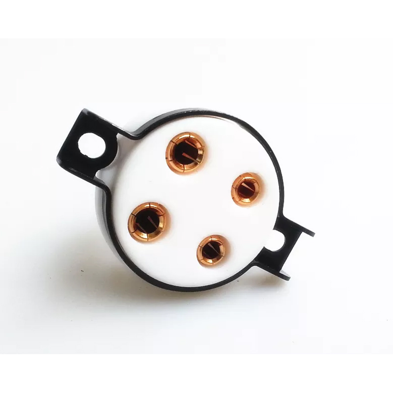 1PC CMC Telflon 4pin 4pins vacuum Tube Socket for 2A3 274A 300A 300B 811 VT52