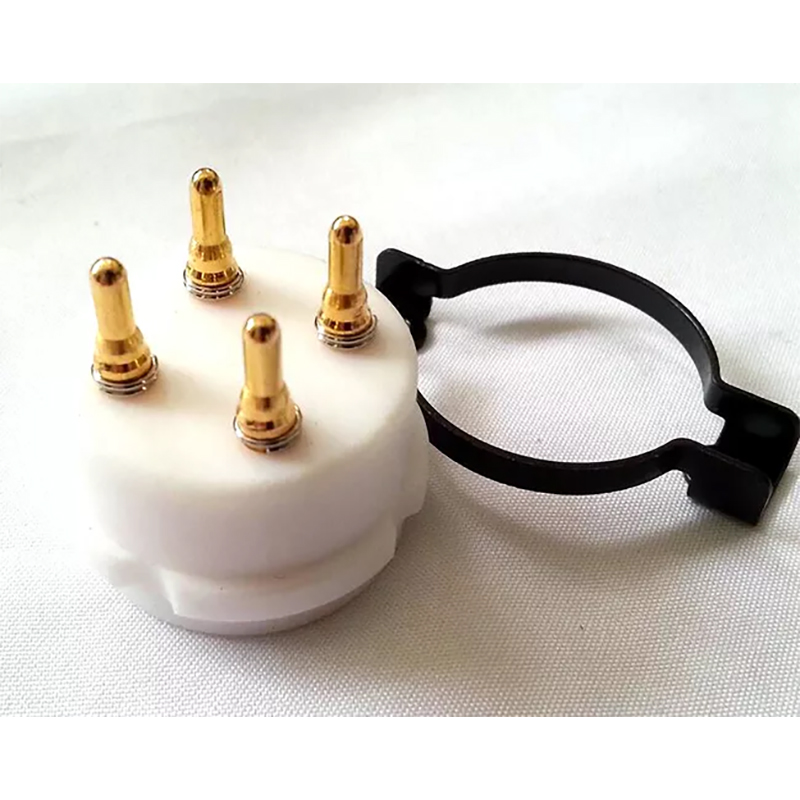 1PC EIZZ 4 pin 4pins Telflon Vacuum Tube Socket for 274A 300A 300B 801 811