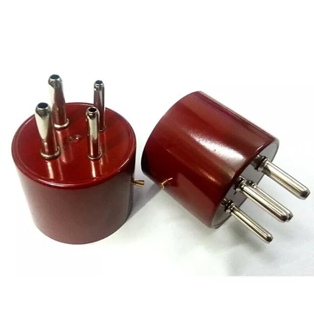 1PC Red Vacuum Tube socket Base Tin Plated 4pins 300BR FOR 300B 2A3 811