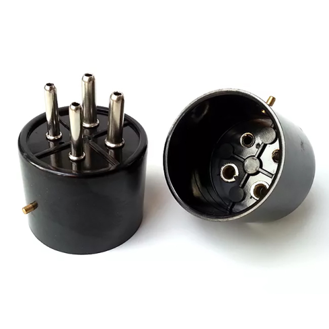 1PC Vacuum Tube socket Base Tin Plated 4pins 300BR FOR 300B 2A3 811