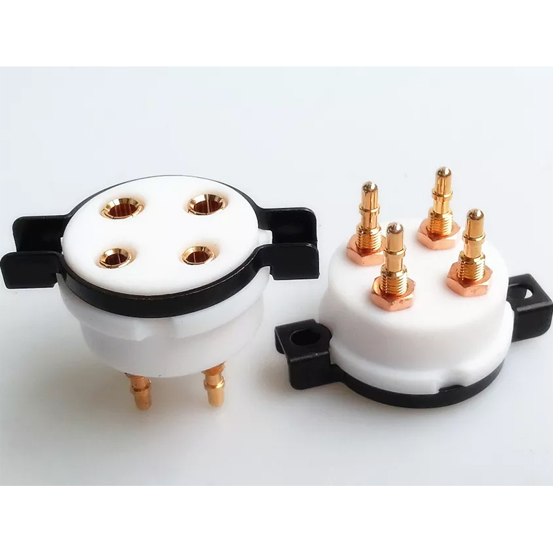 1PC CMC Telflon 4pin 4pins vacuum Tube Socket for 2A3 274A 300A 300B 811 VT52