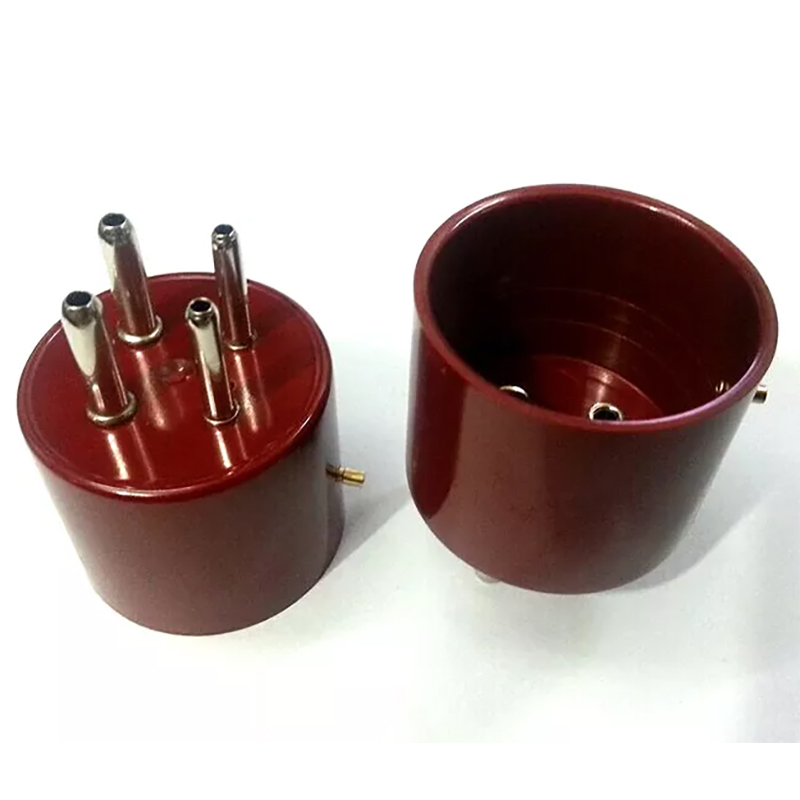 1PC Red Vacuum Tube socket Base Tin Plated 4pins 300BR FOR 300B 2A3 811