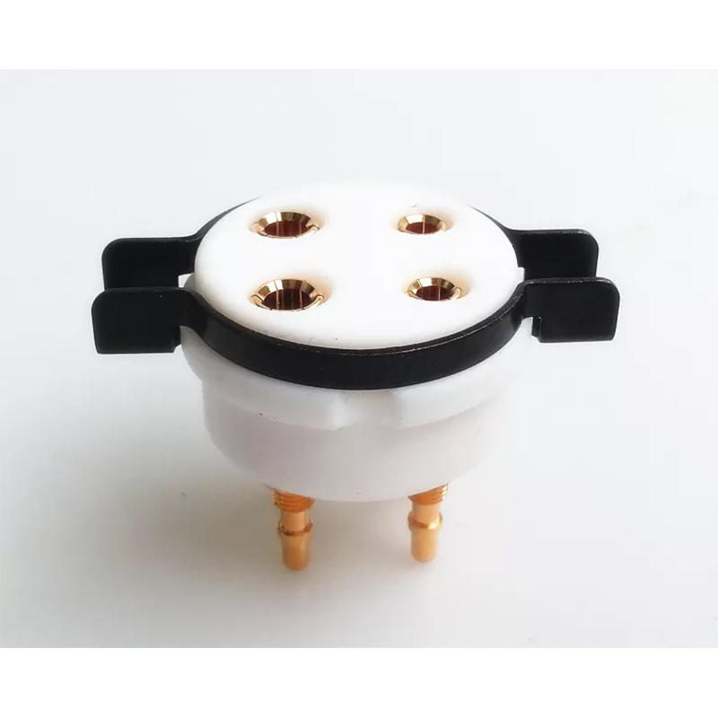 1PC CMC Telflon 4pin 4pins vacuum Tube Socket for 2A3 274A 300A 300B 811 VT52