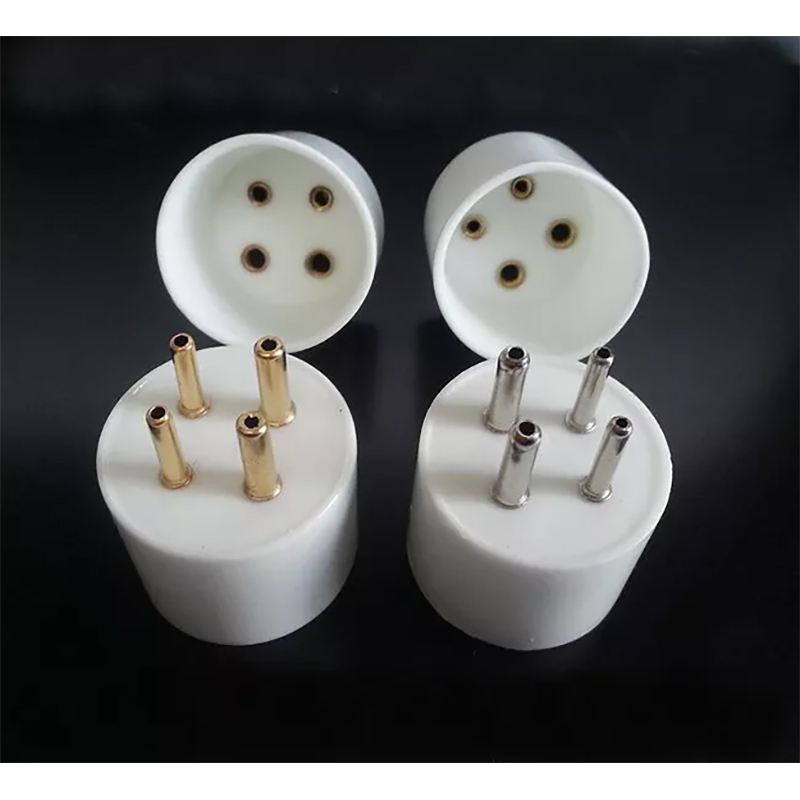 1PC 4 pins silver plated Ceramic Vacuum Tube Socket base for 811 300B 2A3
