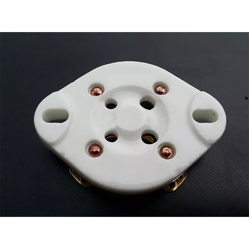 1PC Gold plated 4pins U4A Ceramic Vacuum Tube socket Gold plated For 300B 2A3 811 45 71A 5Z3 572B