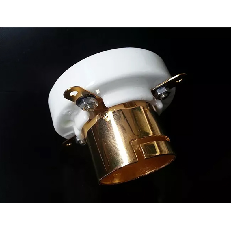 1PC GZC4-1B-G Gold plated 4pin Vacuum Tube Socket for 300B 2A3 811 101D