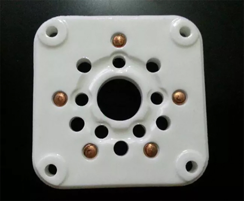 1PC Silver plated GZC5-A 5pin HIFI Diy Audio Vacuum Valve Tube socket for 4-125 4-400A 803