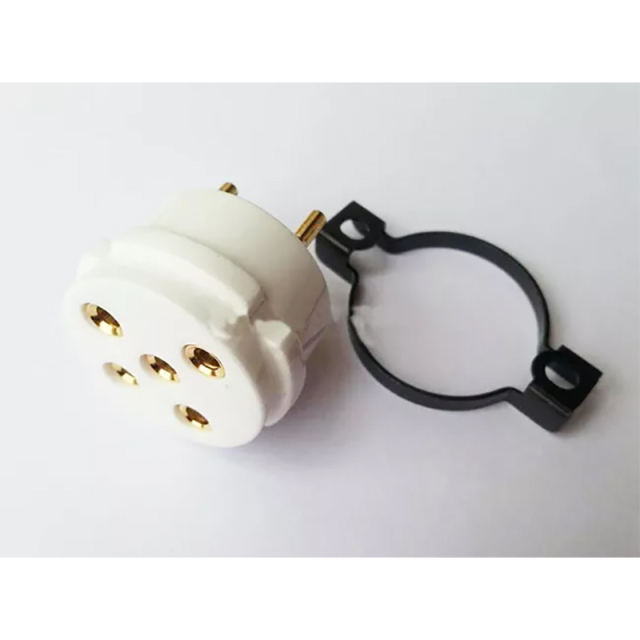 1PC CMC 5 pin Ceramic Vacuum Tube Socket for PX25 U18 U19 PX4 PX5 RGN1064