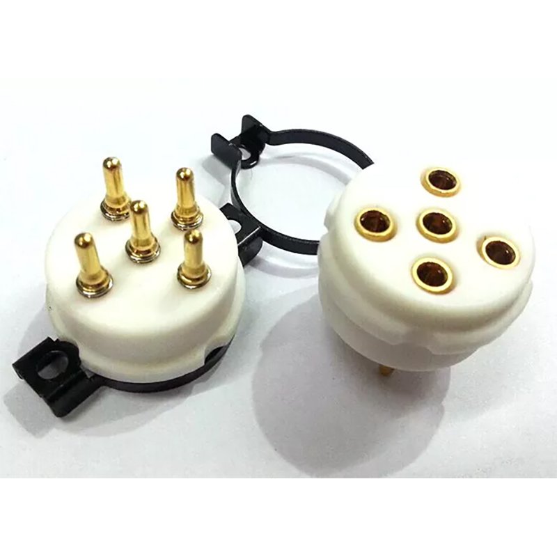 1PC EIZZ 5 pin Telflon Vacuum Tube Socket for PX4 PX5 U18 U19 1064