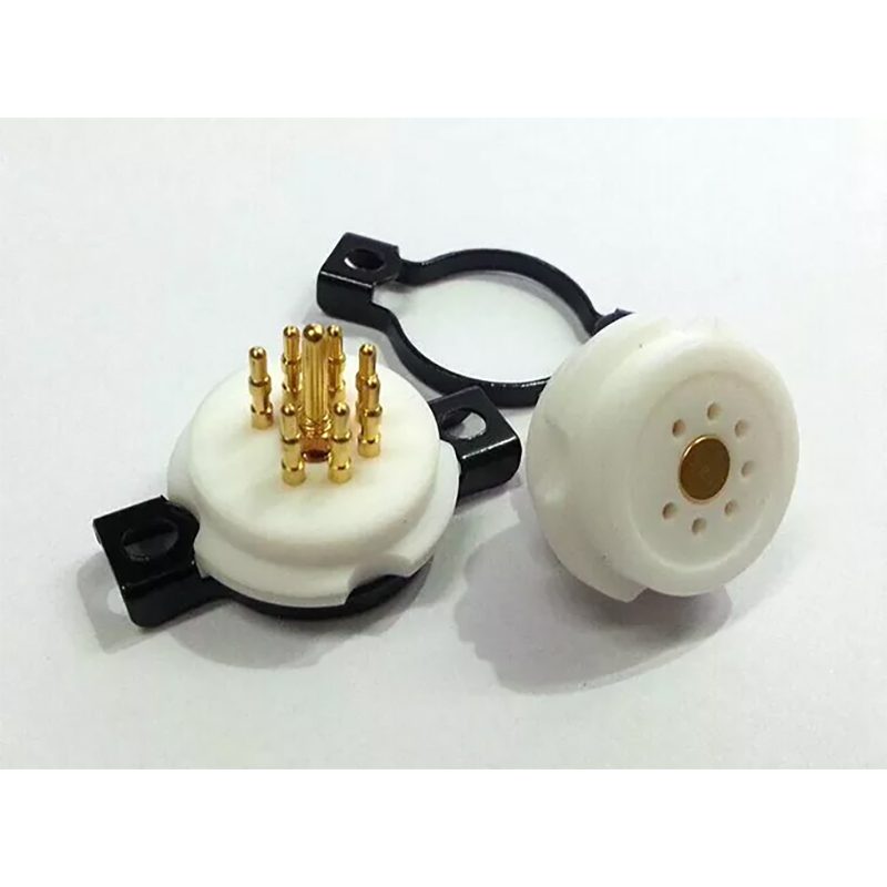 1PC EIZZ 7 pin 7pins Telflon Vacuum Tube Socket for 6X4 6Z4 6AO5 6J1 6K4