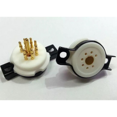 1PC EIZZ 7 pin 7pins Telflon Vacuum Tube Socket for 6X4 6Z4 6AO5 6J1 6K4