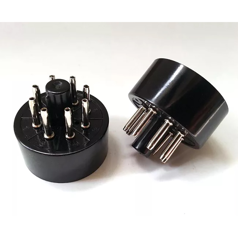 1PC Tube AMP DIY parts Tin plated Bakelite 8Pin Vacuum Tube Socket Saver for EL34
