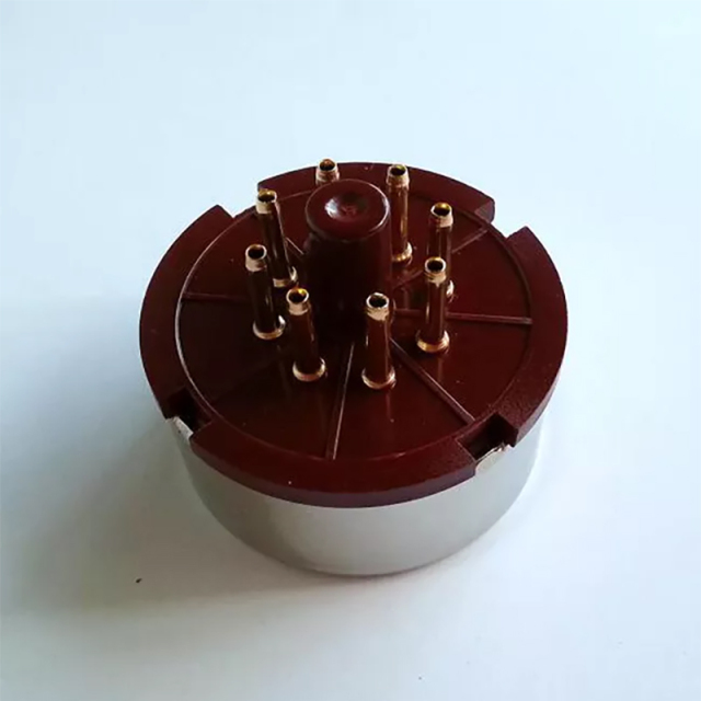 1PC Gold plated 8Pin Vacuum Tube Socket Base amplifier DIY tube socket base for KT88