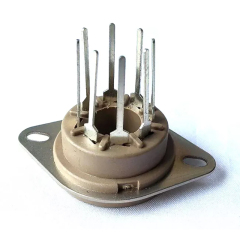 1PC BELTON 8pin bakelite Vacuum tube socket for KT88 EL34 6P6P 6V6