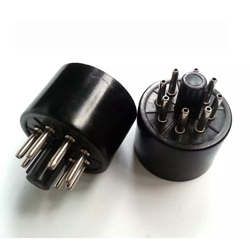 1PC Tube AMP DIY parts Tin plated Bakelite 8Pin Vacuum Tube Socket Saver for KT88 EL34 6550