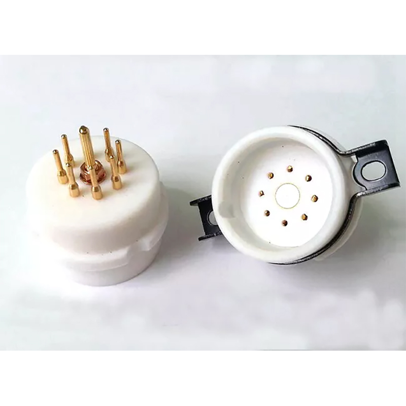 1PC EIZZ 8 pin Telflon Vacuum Tube Socket for EF42 EF40 AZ41 ECC40