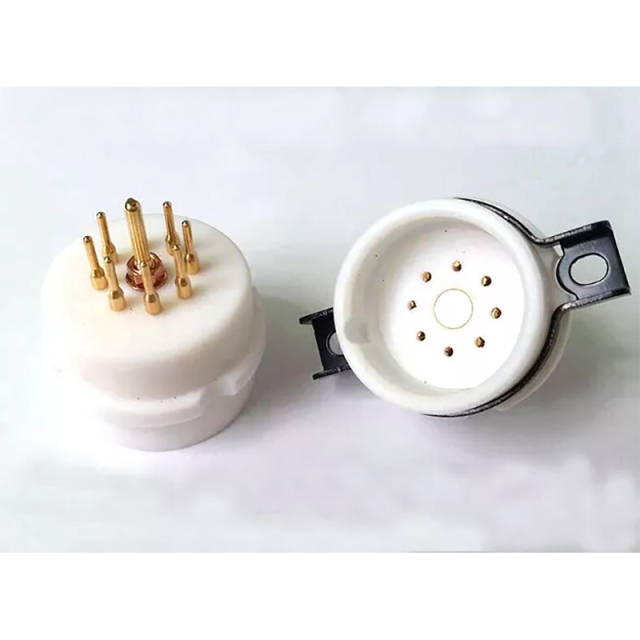 1PC EIZZ 8 pin Telflon Vacuum Tube Socket for EF42 EF40 AZ41 ECC40