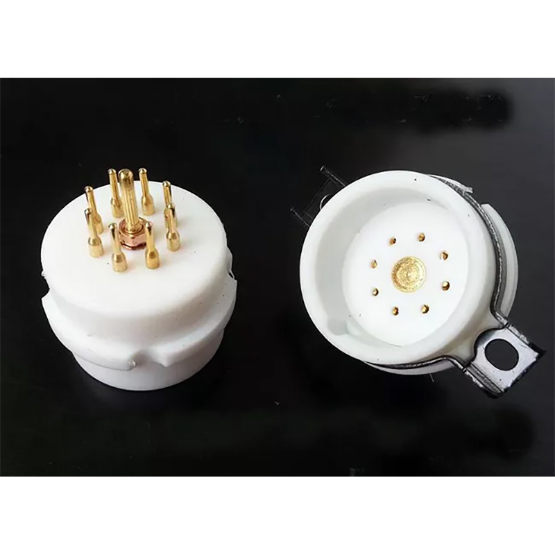 1PC EIZZ 8 pin Telflon Vacuum Tube Socket for EF42 EF40 AZ41 ECC40