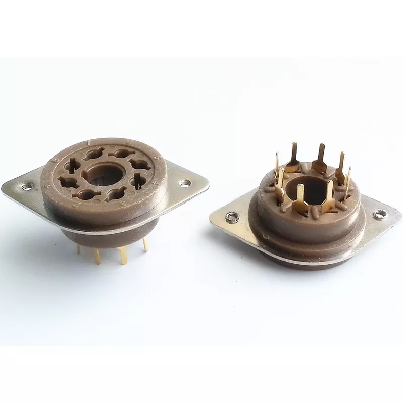 1PC 8pin bakelite PCB Mounting Vacuum tube socket for KT66 KT88 6SL7 6SN7 6CA7 6V6 GZS8-F-G