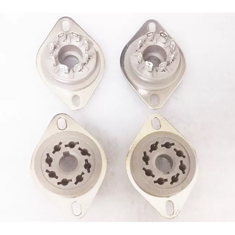 1PC GZS8-F2 8pin Vacuum tube socket for 6P3P 6P6P 6n8p 6n9p 5Z3P 5Z2P 6j8p