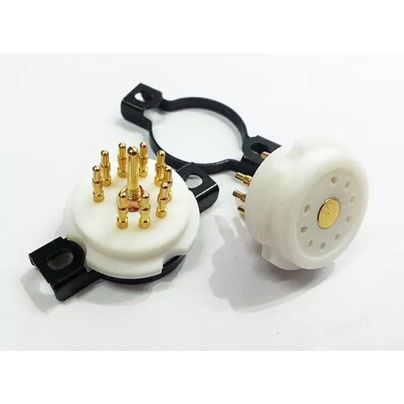 1PC EIZZ 9pin Telflon Vacuum Tube Socket for 12AX7 EL84