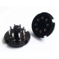 1PC 8pin S8AEH bakelite Silver plated Vacuum tube socket for KT66 KT88 6SL7 6SN7 6V6 5AR4