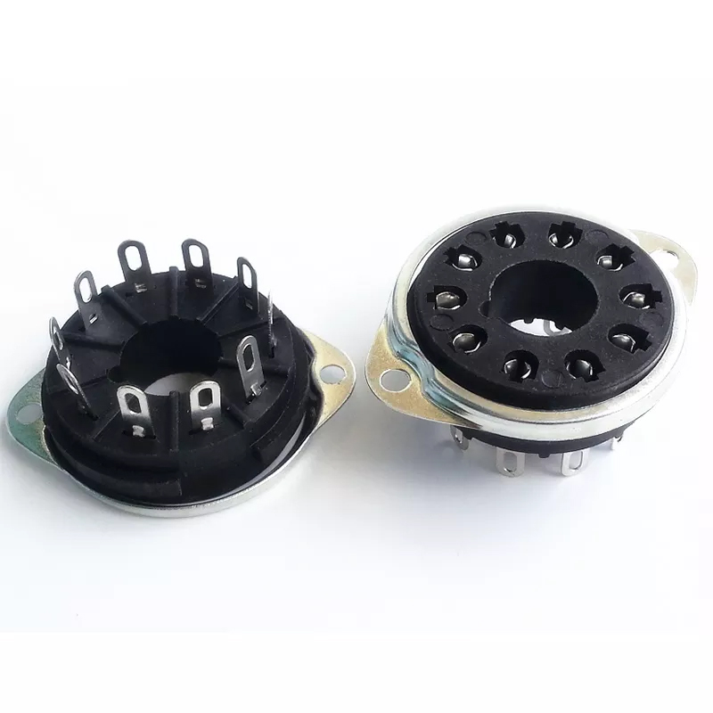 1PC GZS10-1-F 10Pins Vacuum Tube Socket FOR GDB-201 GDB-221