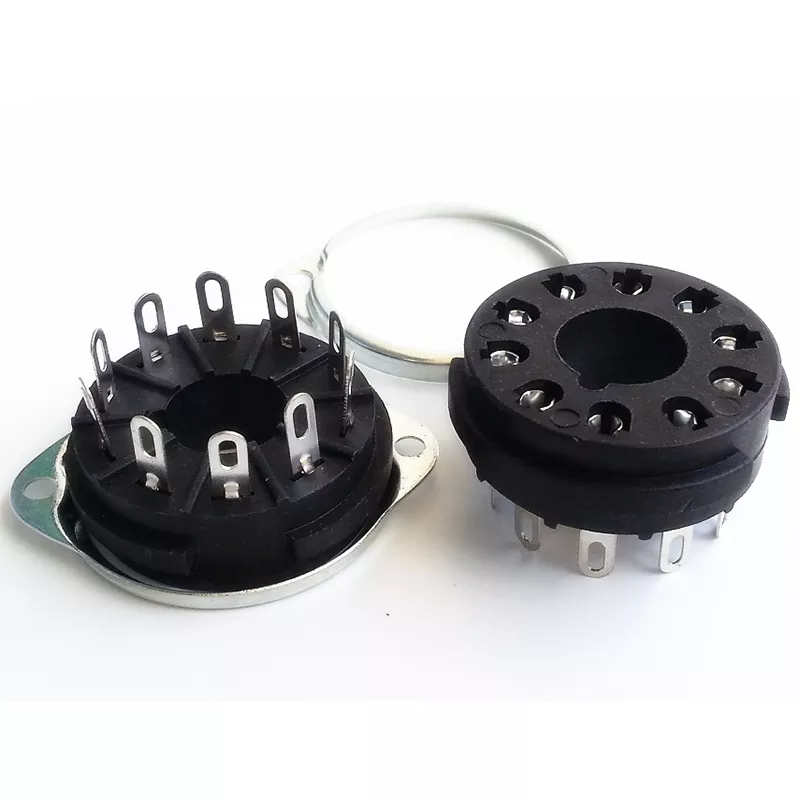 1PC GZS10-1-F 10Pins Vacuum Tube Socket FOR GDB-201 GDB-221