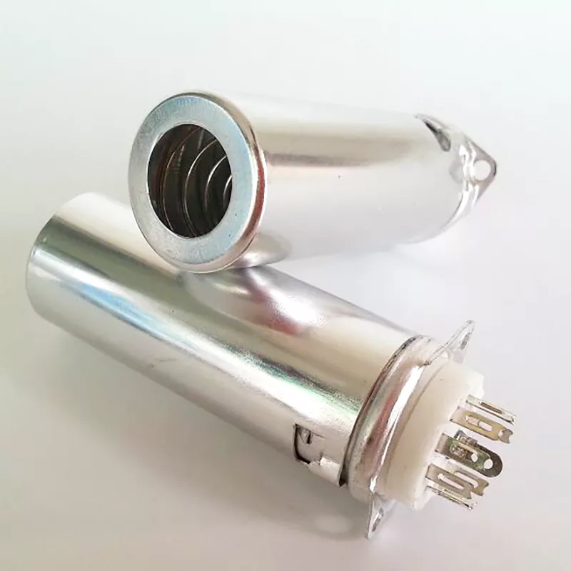 1PC GZC9-F-A-70 Silver plated 9pin Tube socket for EL84 6P14 6BQ5 6CA4 6H30PI 12BH7 6P1 With 70mm Shield Base