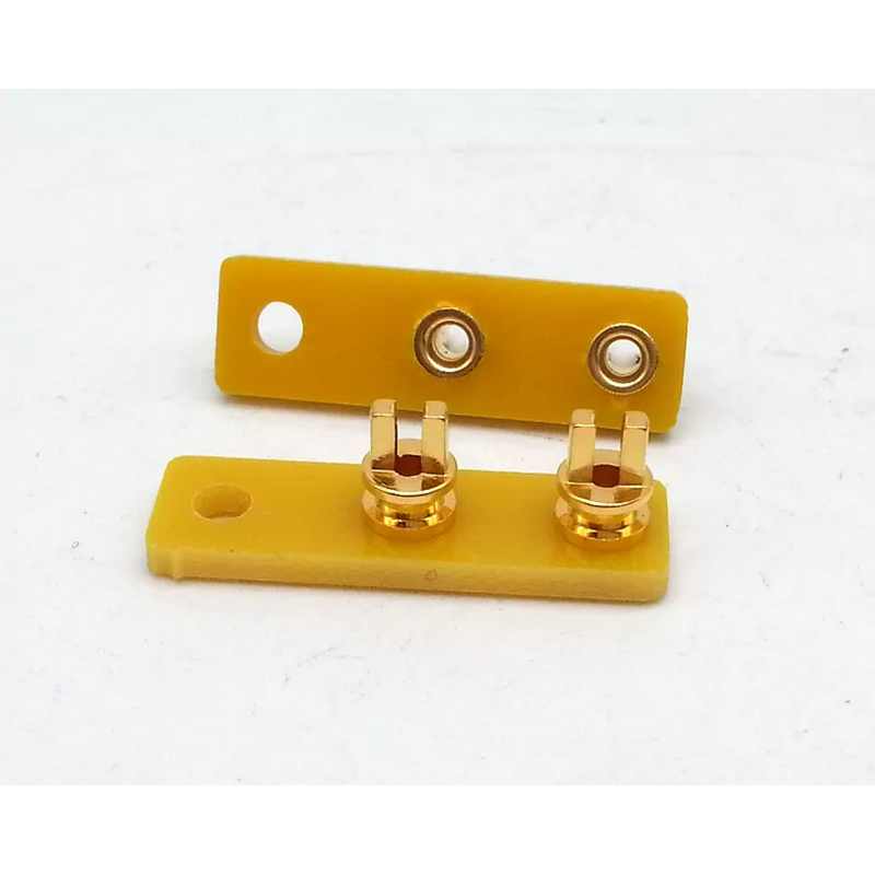 1PC EIZZ 2pins 24K Gold Plated Copper TURRET Guitar AMP TAG BOARD STRIP BOARD