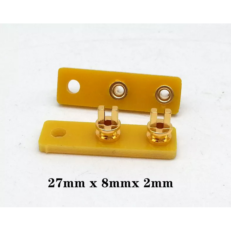 1PC EIZZ 2pins 24K Gold Plated Copper TURRET Guitar AMP TAG BOARD STRIP BOARD