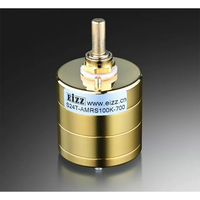 1PC EIZZ Gold Plated Stereo Attenuator Volume Potentiometer 24 steps LOG 100K