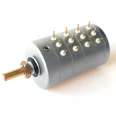 1PC EIZZ HIFI 4 Channels 24-Step Stereo Attenuator Potentiometer LOG 10K