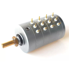 1PC EIZZ HIFI 4 Channels 24-Step Stereo Attenuator Potentiometer LOG 10K