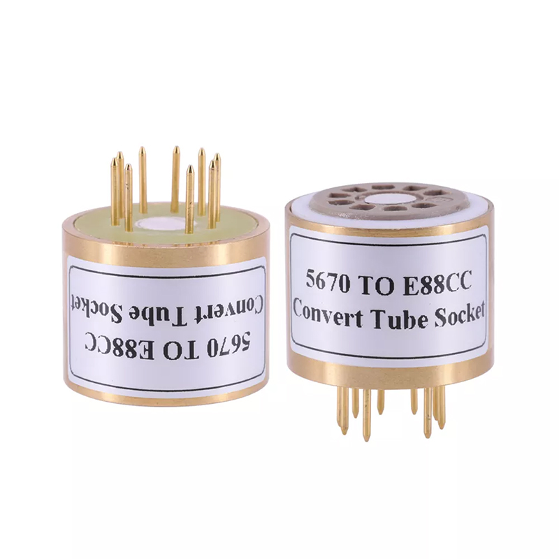 1PC 6N3 6H3N 369A 5670 TO E88CC ECC88 6922 6DJ8 5670 to E88CC Vacuum Tube Socket Convert Adapter