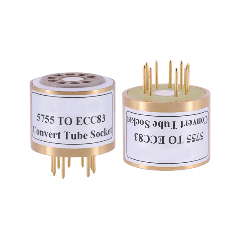 1PC WE420A 5755 TO ECC83 Vacuum Tube socket Adapter converter 9pin to 9pin