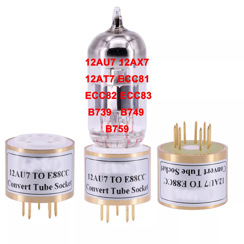 1PC 12AU7 to E88CC Vacuum Tube socket Convert Adapter HIFI Diy parts