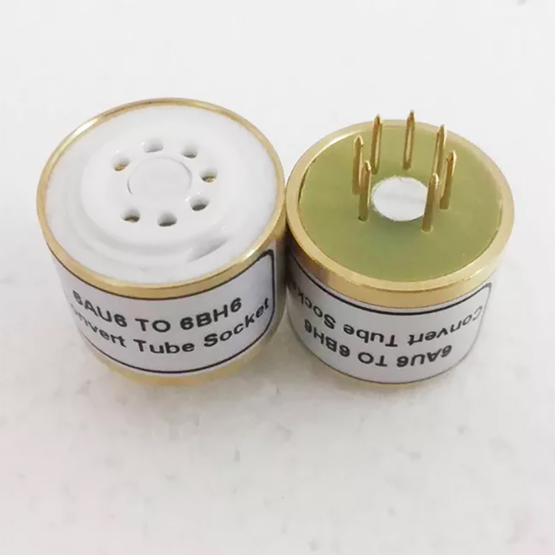 1PC 6AU6 to 6BH6 tube adapter socket converter gold plated pins
