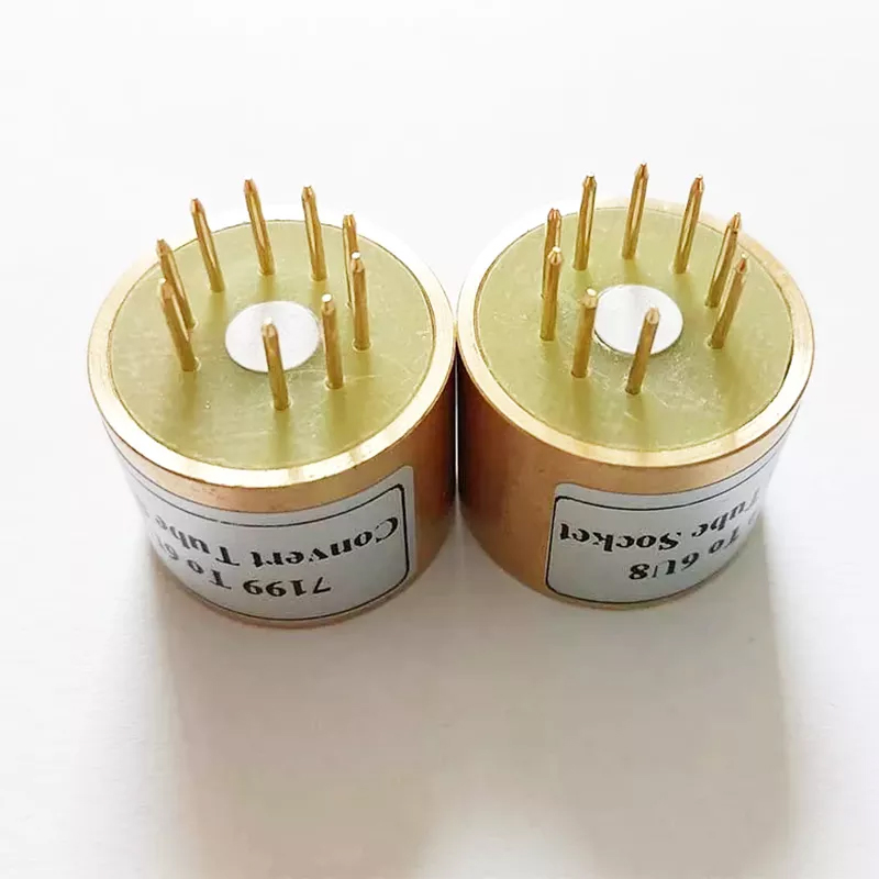 1PC HANDMADE Bakelite socket 7199 to 6U8 Vacuum TUBE SOCKET ADAPTER 7199 （top）TO 6U8