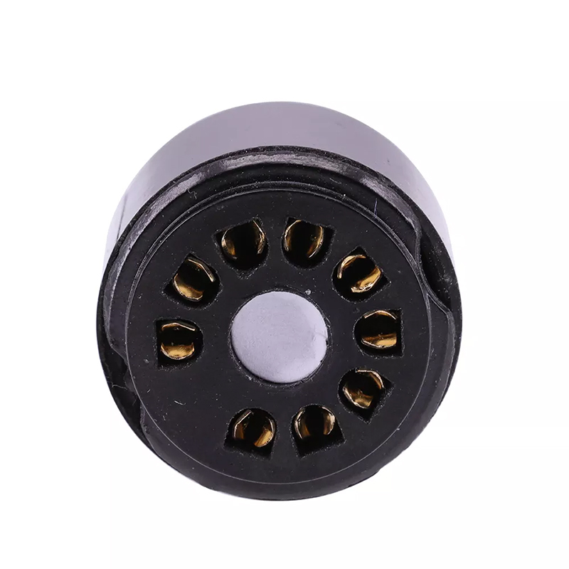 1PC Bakelet 12BH7 TO 5687 Vacuum Tube socket Adapter 9pin to 9pin